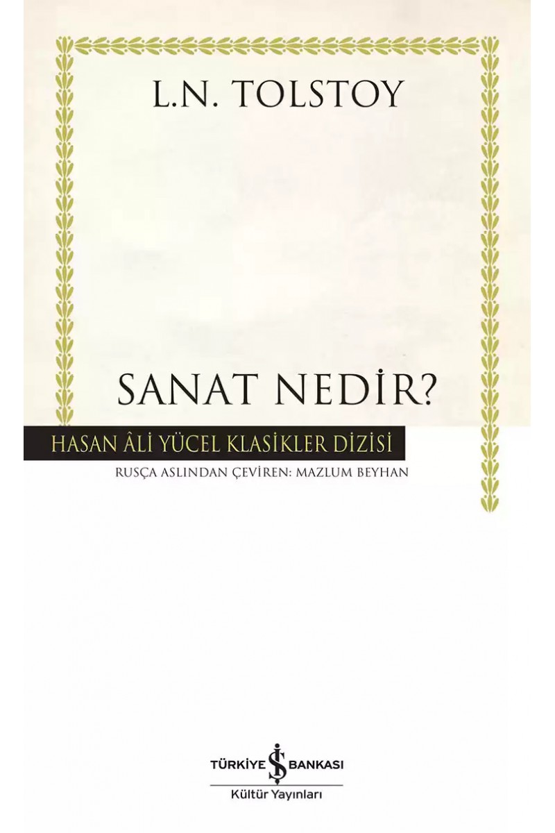 Sanat Nedir? - Ciltli