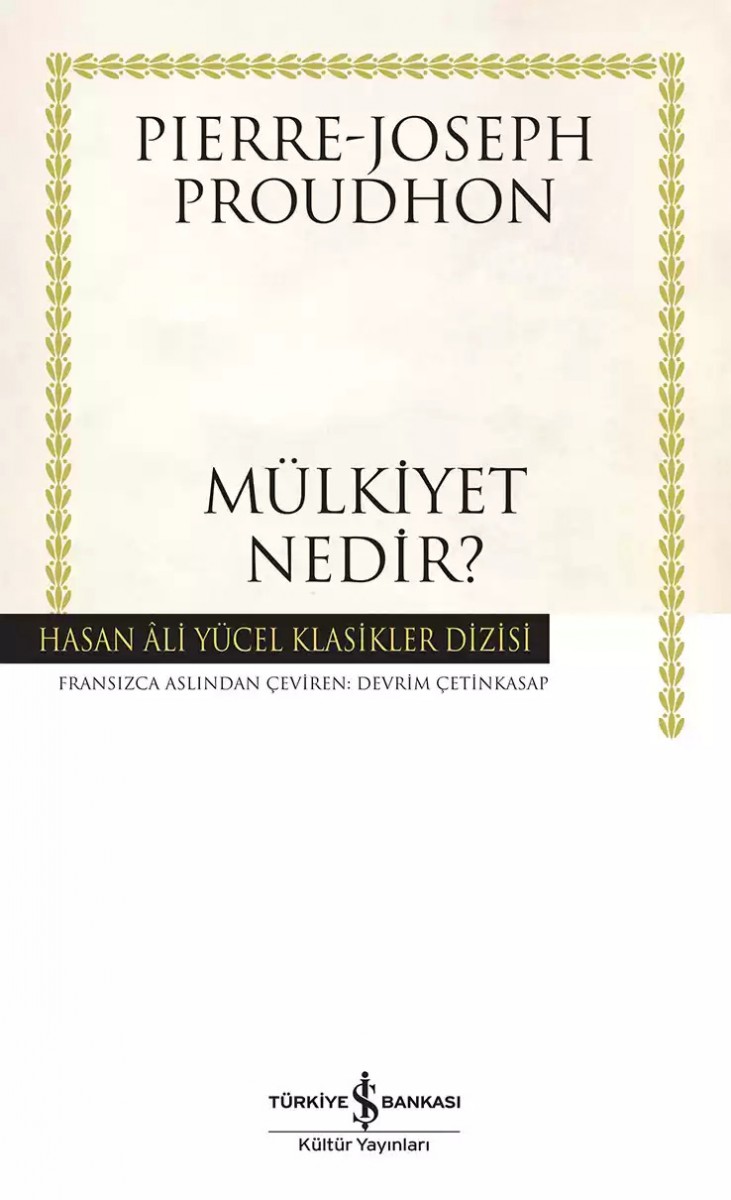 Mülkiyet Nedir? - Ciltli
