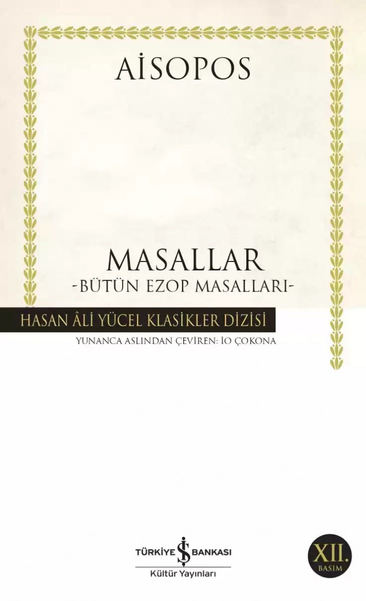 Masallar -Bütün Ezop Masalları-