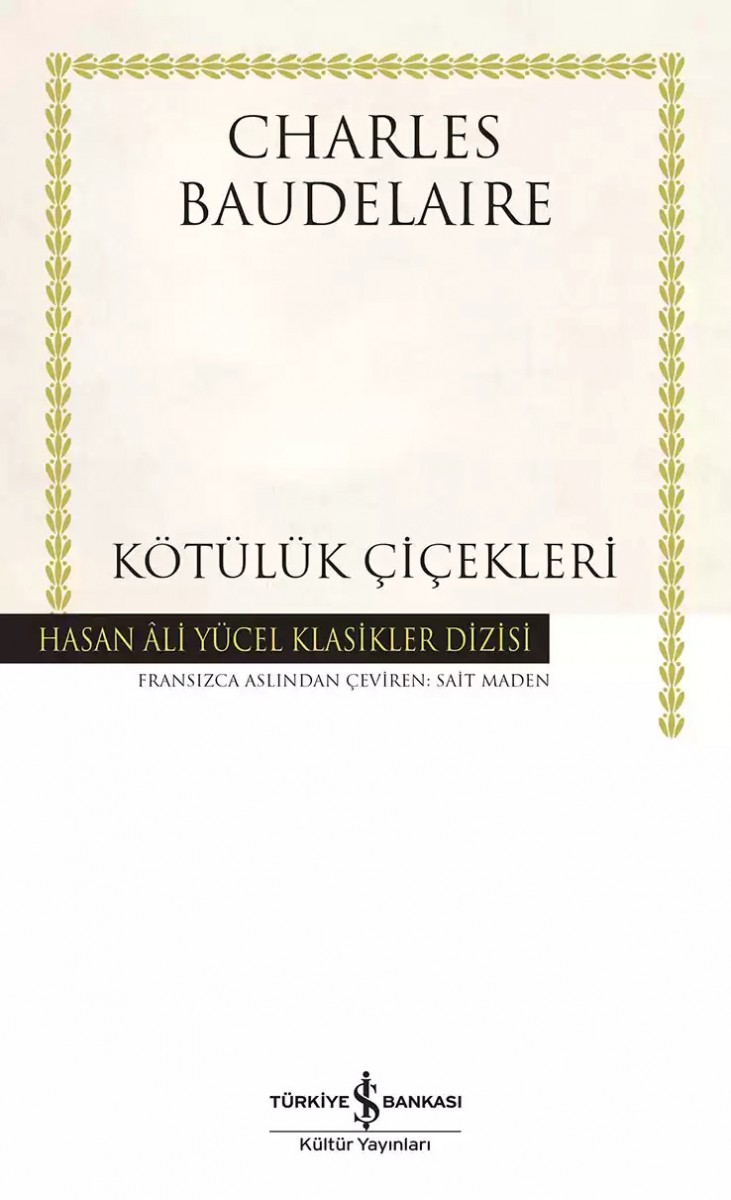 Kötülük Çiçekleri - Ciltli