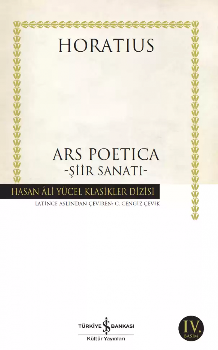 Ars Poetica –Şiir Sanatı-