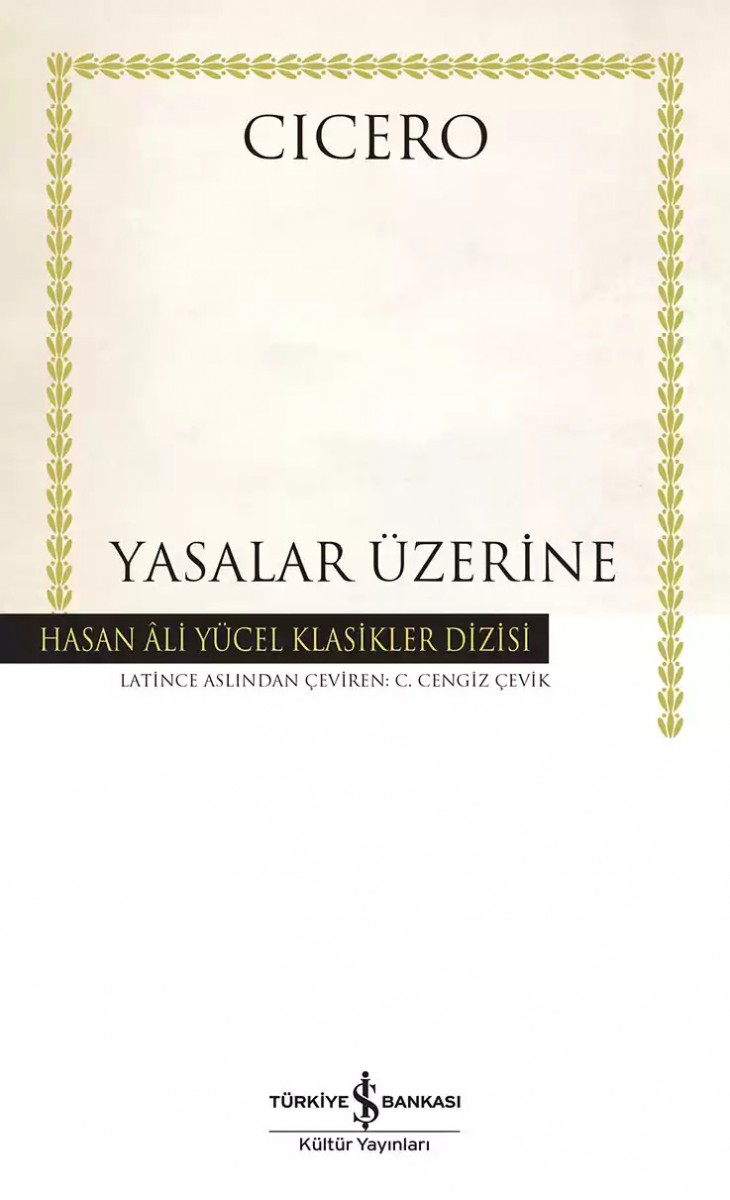 Yasalar Üzerine - Ciltli