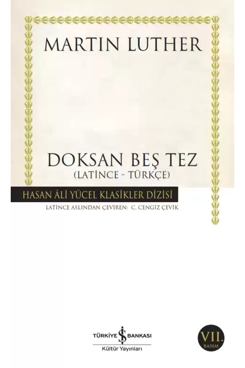 Doksan Beş Tez (Latince – Türkçe)
