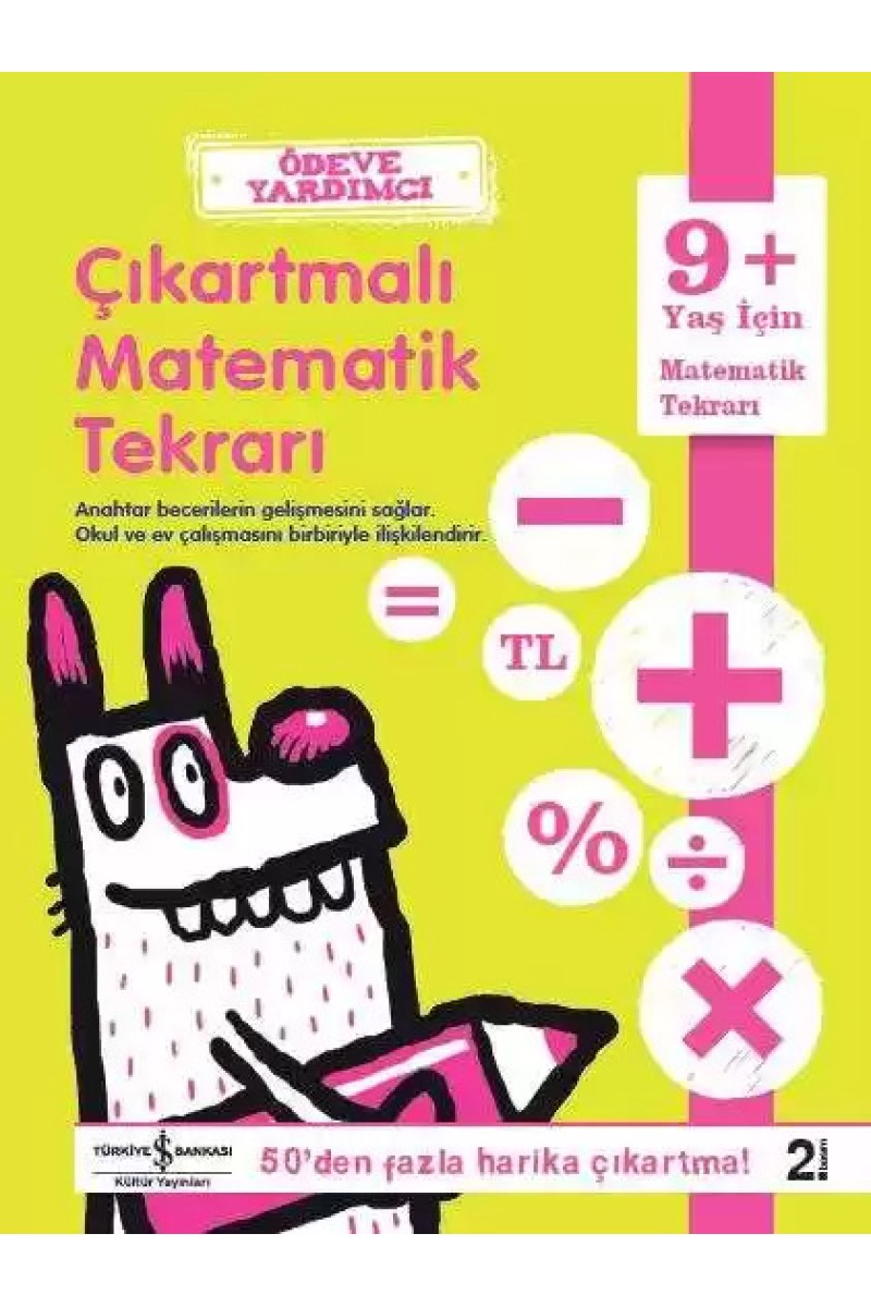 Ödeve Yardımcı Çıkartmalı Matematik Tekrarı 9+