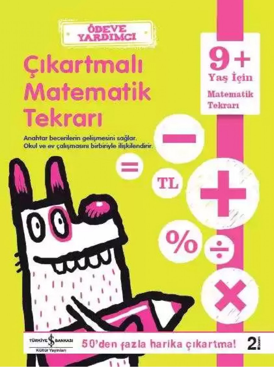 Ödeve Yardımcı Çıkartmalı Matematik Tekrarı 9+