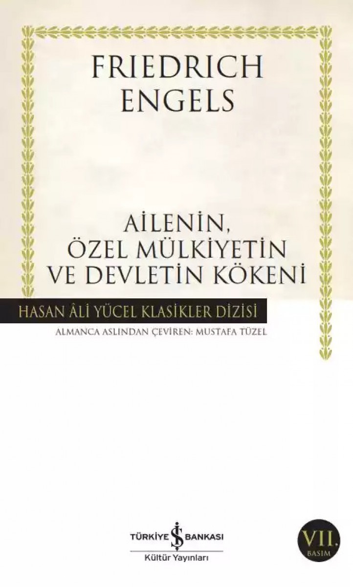 Ailenin, Özel Mülkiyetin ve Devletin Kökeni