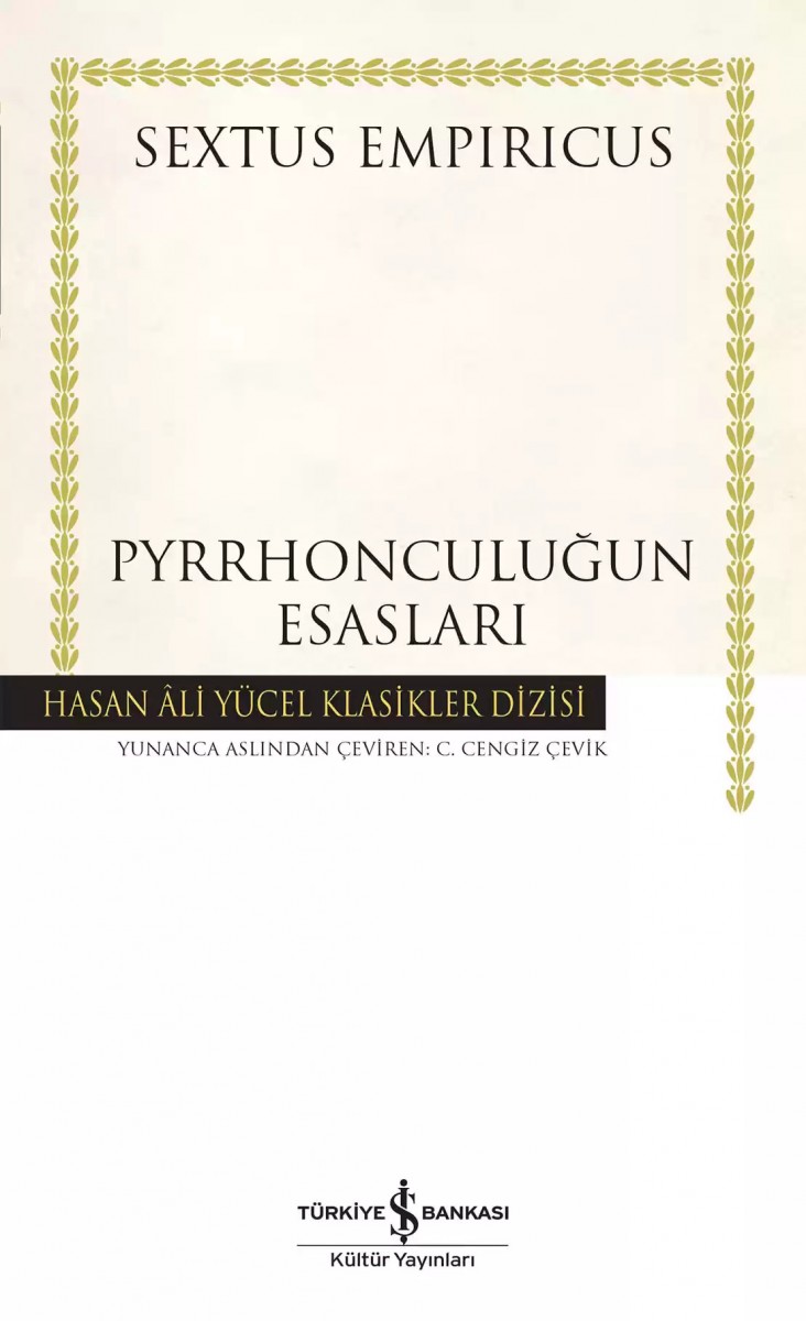 Pyrrhonculuğun Esasları - Ciltli