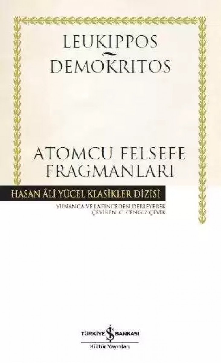 Atomcu Felsefe Fragmanları - Ciltli