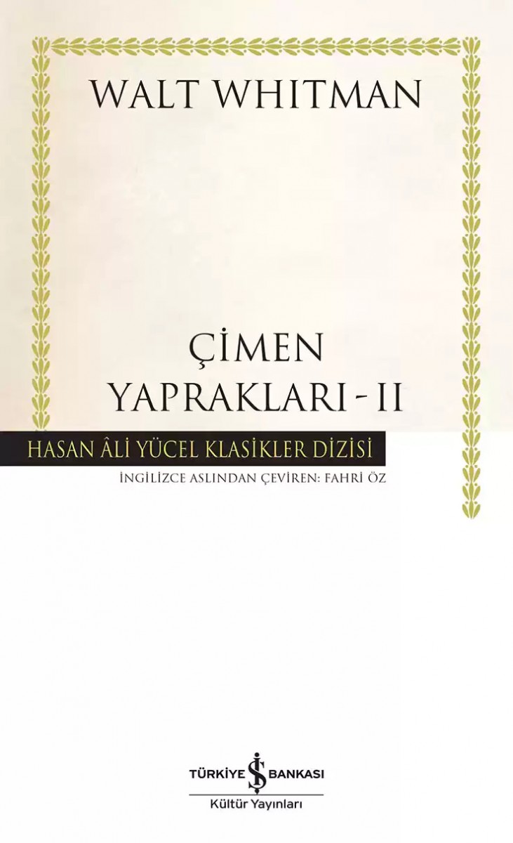 Çimen Yaprakları - II - Ciltli