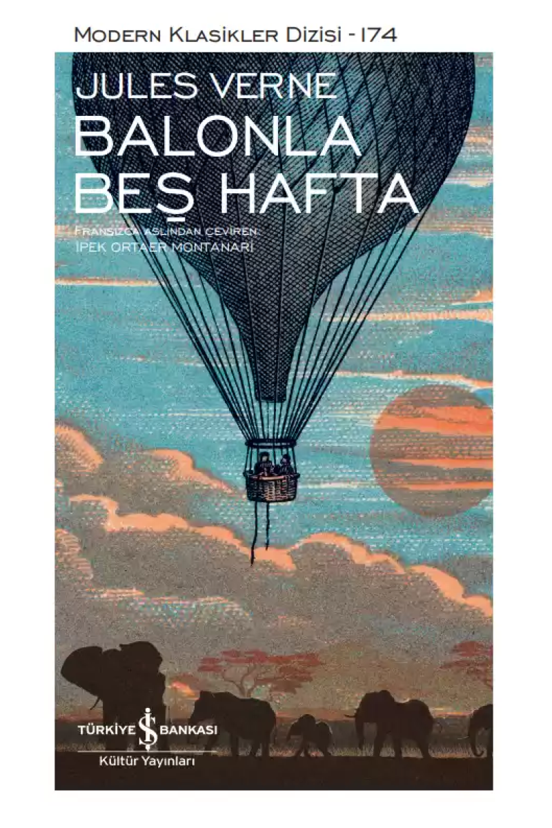Balonla Beş Hafta – Sert Kapak