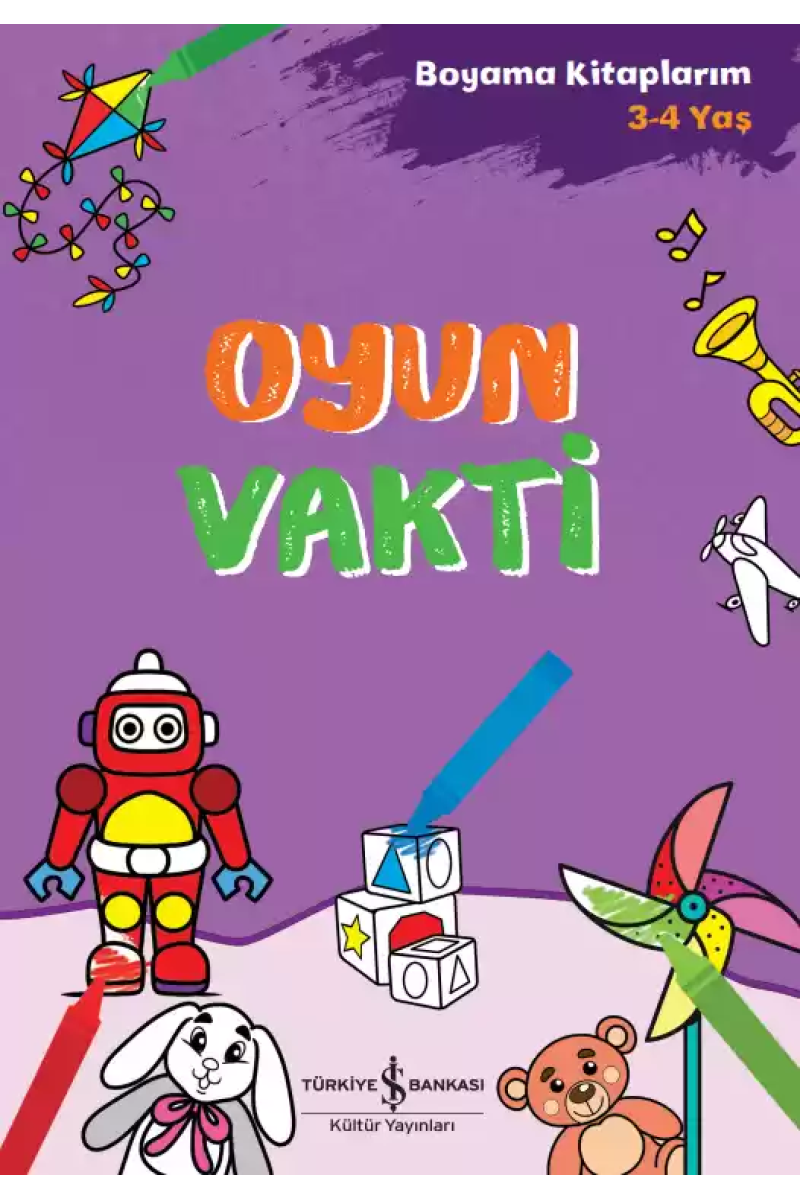 Oyun Vakti – Boyama Kitaplarım 3-4 Yaş