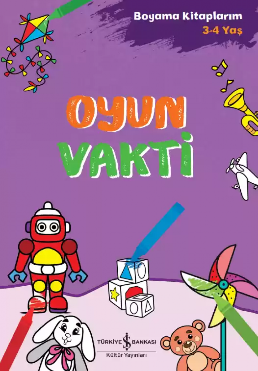 Oyun Vakti – Boyama Kitaplarım 3-4 Yaş