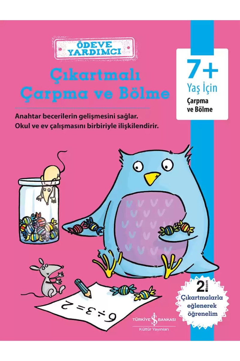 Ödeve Yardımcı Çıkartmalı Çarpma ve Bölme 7+